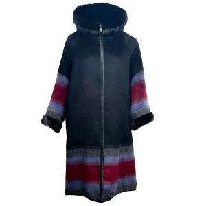 [롯데백화점]데시데 밍크배색 알파카소재 코트 DOW421