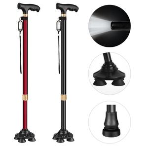 노인 지팡이 어르신 초경량 환자용 네발 사발 효도 의료 휴대용 할머니 할아버지 접이식