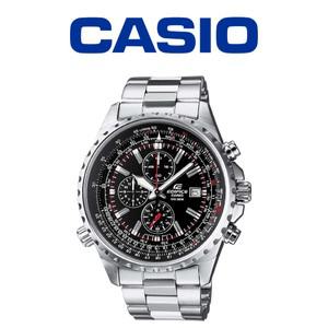 카시오 에디피스 Edifice 메탈 파일럿 항공 남자 손목 시계 EF-527D-1AVEF