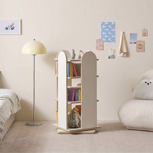 히트가구 C31254 3단 낮은 회전책장 472 1color