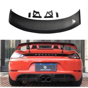 포르쉐 카이맨 박스터 718 981 987 13-23 GT4 FRP 리얼 단조 카본 리어윙