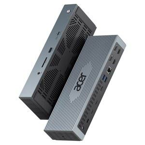 Acer 16-in-1 8K 썬더볼트 4 도크 지원 디스플레이링크 쿼드 모니터, USB C 도킹 스테이션, 160W 전원 어댑터, 40Gbps 데이터 전송, MacBook Pro /Air용 2.5Gbps 이더넷, Acer 노트북, PC