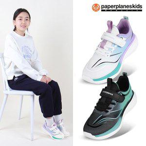 [페이퍼플레인키즈]아동 경량 운동화 키즈 런닝화 남아 여아 아동화 초등 학생 어린이 쿠션 벨크로 신발...