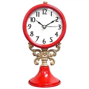 PM9119 무소음 주석 알람시계 레드 제조한국