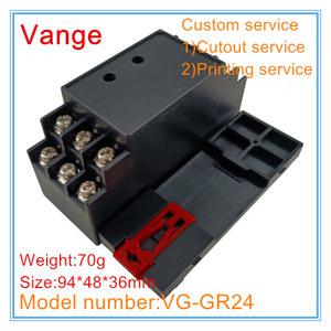 1 개/몫 단자 BLCOK 하우징 케이스 94 48 36MM ABS 플라스틱 콘센트 상자 인클로저 DIN 레일 POWER LOGIC