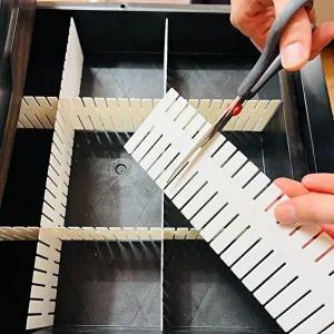 [셀러허브 패션][JHP1PT91_51CR]서랍칸막이 다용도 길이조절 수납함 4P