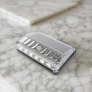 태양열 LED경광등 자석고정 고급형 오토바이 자전거 터치스위치 공사장 유도등 자동차