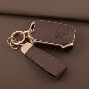 4세대 카니발 차 키 케이스 가죽 키홀더 스마트키 K-08