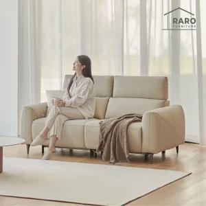 [/착불배송] 크루즈 천연 면피 가죽 3인 전동 리클라이너 소파 3인용 쇼파