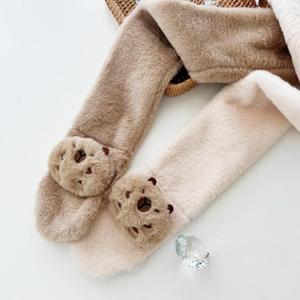 75cm 페이크 1m미만 숏 카피바라 짧은 여친선물 크로스 목도리 어린이 캐쥬얼 동물 겨울템 머플러 쁘띠