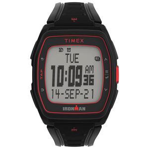 Timex Ironman T300 41mm 시계, 퍼포먼스 페이서, 하이드레이션 알림 및 인터벌 타이머 포함, 블랙., 크로