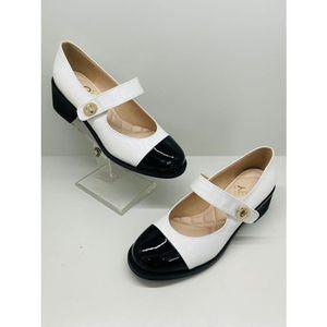 [갤러리아] 고세 데일리 여성 투톤콤비 에나멜 메리제인 펌프스 GKP5S010 화이트 4.5cm