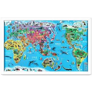 바니랜드 세계지도 자석퍼즐 (179조각)