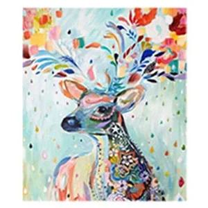 [셀러허브 패션][JHQS915F_4B]DIY명화그리기 페인팅 무지개 사슴 40X50