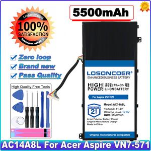 AC14A8L 5500mAh 노트북 배터리 Acer 아스파이어 VN7-571 VN7-591G VN7-571G MS2391 KT.0030G.001