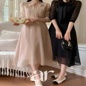 (MADE/아뜨랑스단독) 올리비아 오간자 레이어링 원피스 op15333