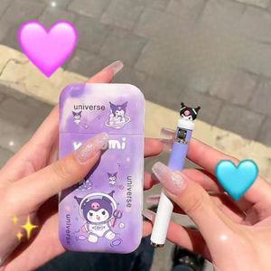 쿠로미 담배케이스 라이타 슬림파우치 충전식 휴대용 선물용