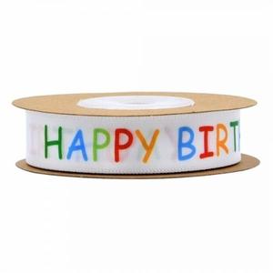 Happy 레터링 포장리본 birthday 생일선물