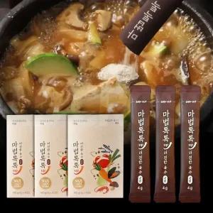 마법톡톡 업 더 진한 육수 분말 국 찌개 조미료 조림 국수 꽃 게 새우 멸치 바지락 만능 분말 육수 123포