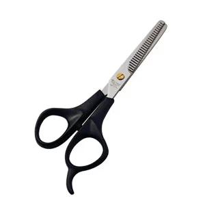 헤어 틴닝가위 미용가위 샤기가위 블랙 숱가위 숯가위-WA68160