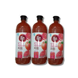 청정원 홍초 자몽 1.5L x 3개