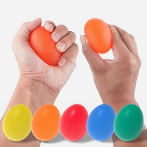 마사지볼 실리콘악력기 손지압기 재활운동 악력 홈트레이 핑거운동 미니볼 에그볼 실리콘 손