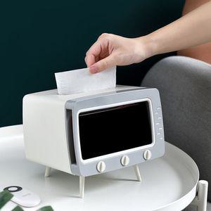 [모두쇼핑]레트로 핸드폰거치대 티비 두루마리휴지 티슈케이스 휴지케이스 두루마리휴지케이스 각티슈케이