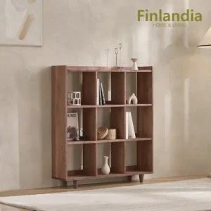 핀란디아 몬테 원목 3단 다용도 선반 오픈책장 피규어장