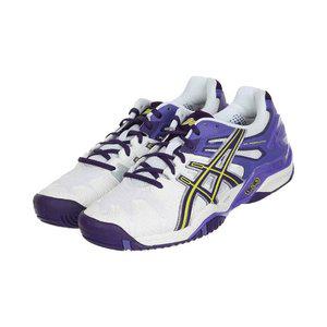 아식스 젤 리솔루션 5 런닝화 화이트 블루 E351Y-0133
