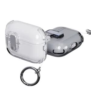 에어팟 프로3 에어팟4 투명 잠금 케이스 분실 방지 케이스