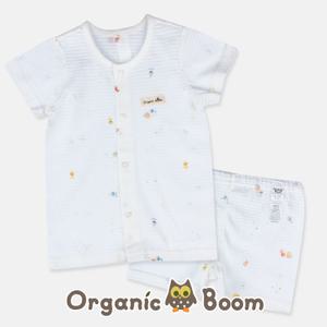 [2만 무]오가닉붐 인증받은 진짜 오가닉 무형광 뱀이 썸머 반소 유기농 유아 여름 내의