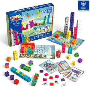 넘버블록스 1-10 큐브 매쓰링크 캐릭터 블럭 숫자놀이 수세기 연산 학습 기초수학 활동