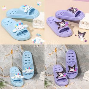 산리오 캐릭터즈 퓨어 EVA 소프트 주니어 욕실화 아동 화장실 어린이 실내화 슬리퍼 단체선물