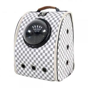 [XBK89JKO_48]고양이 사각 우주선가방 심플그레이 1P 강아지