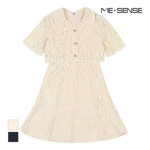 [미센스] 시스루레이스 카라반팔 원피스_MB34OPM104Z