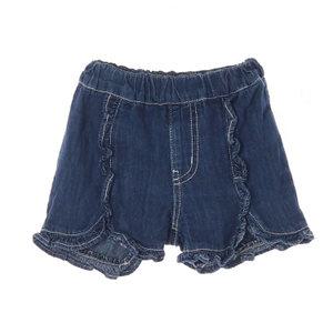 MOU JONJON 모우 존존 밴딩 셔링 스티치 데님 하프팬츠 KIDS_90