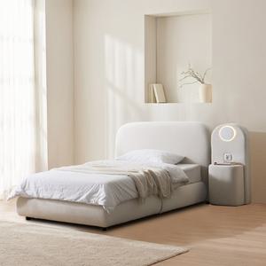 [보루네오]아르메 베이스 패브릭침대 SS_투인스매트리스 (사이드패널1개)(수도권무배)