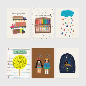 차윤아트 작가 귀여운 그림 테이블 접이식 액자 테이블 어린이 아이방 공부상 독서 인테리어 좌식 원룸 밥상 액자상 접이식 교자상