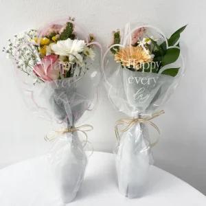 오후의 꽃 생화 미니 단체 꽃다발 꽃구름 한다발 졸업 꽃다발 