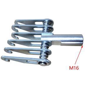 6 손가락 자동차 바디 덴트 풀러 클로 후크 슬라이드 해머 도구 스레드 자동차 수리 부품에 대한 조정 가능