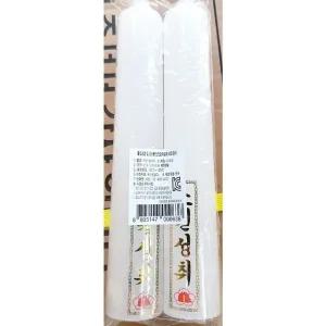가정용 차례 제사 제수 용품 양초 쌍가락 백색 2p (WFHUDQC)