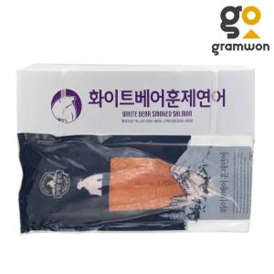 박스 코호 냉동 훈제연어 필렛 9Kg 훈제 연어회