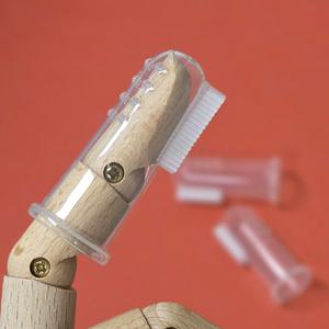 개양치 개칫솔 소형견 강아지 핑거 칫솔 투명