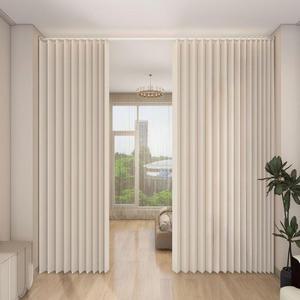 칸막이 커튼 자석 주름 가리개 거실 침실 호텔 안방 접이식