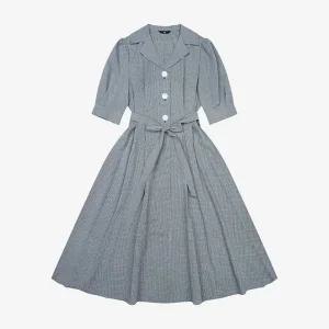 [NS홈쇼핑][SI]체크카라 플레어 벨트 원피스(SHK2157EOO)[35200055]