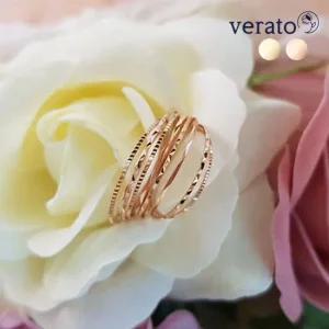 *11월블프특가*[오직GS]베라토 14K 컷팅 레이어드실반지(6~10)