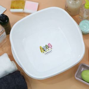 FOREST 다용도 대야 세수대야 세숫대야 사각 욕실 플라스틱 다라이 다라 (대)