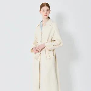 [머스트비][머스트비(MUSTBE)] 롱 트렌치 코트 (택가격 174000원)