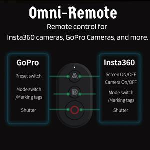 Insta360 X4 X3 Ace Pro 2 용 YUEKE 옴니 리모콘 GoPro Hero 13 용 미니 스마트 셔터 리모콘 안드로이드 폰