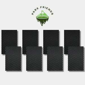 파크 프 골프채 세이버 필름 8매 12X8CM 취미 채보호 스크래치보호 카본 체보호